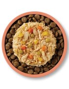 Applaws Taste Toppers XS-XL Pui și Somon conservă hrană umedă câini (în supă) 156g