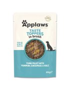 Applaws Taste Toppers XS-XL Ton și dovleac plic hrană umedă fără cereale câini (în supă) 85g