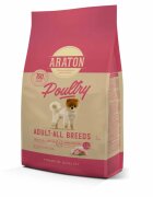 ARATON XS-M Pasăre hrană uscată câini 15kg