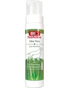 Bio Petactive Dry Washing spumă șampon câini fără clătire Aloe Vera flacon cu aplicator piele & blană 200ml
