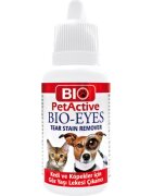 Bio Petactive Eyes Tear Stain Remover soluție igiena ochilor câini anti-pete blană albă flacon piele & blană 50ml
