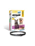 Bioiberica Atopi vet Collar Cats & Small Dogs XS-S tratament adjuvant zgardă câini și pisici piele sensibilă calmant cutie 35cm 1buc