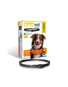 Bioiberica Atopi vet Collar Medium & Large Dogs M-XL tratament adjuvant zgardă câini piele sensibilă calmant cutie 75cm 1buc