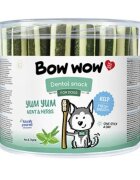 Bow Wow Dental Snack S-XL Mentă găletușa recompense câini 35buc 1400g