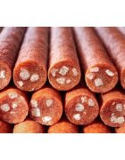 Bow Wow Mini Salami Colagen XS-XL Vită găletușa recompense câini sistem articular obezitate 1.2kg