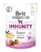 Brit Care Functional Snack Immunity Insecte cu Ghimbir recompense funționale fără cereale câini imunitate 150g