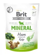Brit Care Functional Snack Puppy Mineral Șuncă cu Kelp recompense funționale fără cereale câini junior minerale 150g