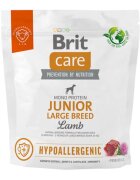 Brit Care Hypoallergenic L-XL Miel hrană uscată monoproteică câini junior sistem imunitar & alergii Care Hypoallergenic Junior Large Breed L-XL Miel hrană uscată monoproteică câini junior sistem imunitar & alergii 1kg