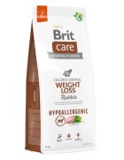 Brit Care Hypoallergenic Weight loss XS-XL Iepure hrană uscată câini sistem imunitar & alergii obezitate 12kg
