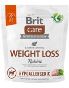 Brit Care Hypoallergenic Weight loss XS-XL Iepure hrană uscată câini sistem imunitar & alergii obezitate 1kg