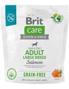 Brit Care L-XL Somon hrană uscată fără cereale câini piele & blană Care Grain-Free Adult Large Breed L-XL Somon hrană uscată fără cereale câini piele & blană 1kg