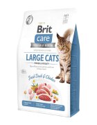 Brit Care Large Cats Power & Vitality L-XL Rață și Pui hrană uscată fără cereale pisici 7kg
