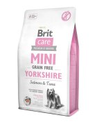 Brit Care Mini Yorkshire Somon hrană uscată fără cereale câini 2kg