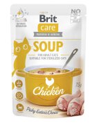 Brit Care Soup Pui plic hrană umedă fără cereale pisici apetit capricios (topping) 75g