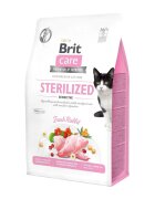 Brit Care Sterilized Sensitive Iepure hrană uscată fără cereale pisici sterilizate 7kg