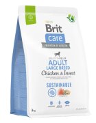 Brit Care Sustainable Digest & Relax L-XL Pui și Insecte hrană uscată câini sistem digestiv Care Sustainable Adult Large Breed L-XL Pui și Insecte hrană uscată câini sistem digestiv 3kg