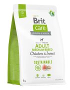Brit Care Sustainable Digest & Relax M Pui și Insecte hrană uscată câini sistem digestiv Care Sustainable Adult Medium Breed M Pui și Insecte hrană uscată câini sistem digestiv 3kg