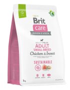 Brit Care Sustainable Digest & Relax XS-S Pui și Insecte hrană uscată câini sistem digestiv Care Sustainable Adult Small Breed XS-S Pui și Insecte hrană uscată câini sistem digestiv 3kg