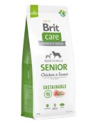 Brit Care Sustainable Digest & Relax XS-XL Pui și Insecte hrană uscată câini senior sistem digestiv Care Sustainable Senior XS-XL Pui și Insecte hrană uscată câini senior sistem digestiv 12kg