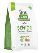 Brit Care Sustainable Digest & Relax XS-XL Pui și Insecte hrană uscată câini senior sistem digestiv Care Sustainable Senior XS-XL Pui și Insecte hrană uscată câini senior sistem digestiv 3kg