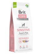 Brit Care Sustainable Sensitive XS-XL Insecte și Pește hrană uscată câini piele & blană sistem digestiv 12kg