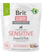 Brit Care Sustainable Sensitive XS-XL Insecte și Pește hrană uscată câini piele & blană sistem digestiv 1kg