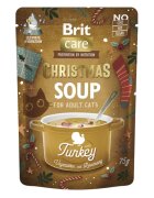 Brit Christmas Soup Curcan plic hrană umedă fără cereale pisici (topping) 75g