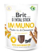 Brit Dental Stick Immuno Scorțișoară&Probiotice XS-XL punguță recompense funcționale câini imunitate 120g