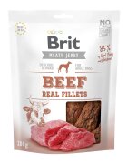 Brit Jerky Beef Fillets recompense câini File deshidratat Vită 200g