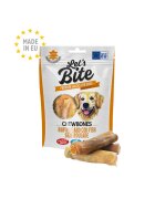 Brit Let's Bite Chewbones Raw hide and Cod Fish Skin Roulade XS-XL Cod punguță recompense fără cereale câini 135g