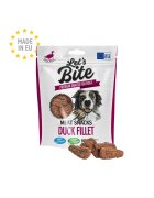 Brit Let's Bite Meat Snacks Duck Fillet XS-XL Rață punguță resigilabil recompense fără cereale câini Let's Bite Meat Snacks Duck Fillet XS-XL Rață punguță recompense fără cereale câini 80g