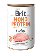 Brit Mono Protein Curcan conservă hrană umedă monoproteică fără cereale câini (pate) 400g