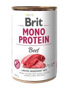 Brit Mono Protein Vită conservă hrană umedă monoproteică fără cereale câini (pate) 400g