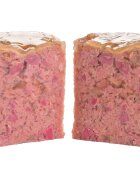 Brit Pate & Meat Somon conservă hrană umedă fără cereale câini (pate cu bucăți de carne) 400g