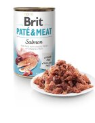 Brit Pate & Meat Somon conservă hrană umedă fără cereale câini (pate cu bucăți de carne) 800g