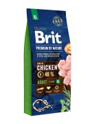 Brit Premium By Nature Adult Giant Breed XL Pui hrană uscată câini 15kg