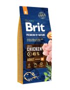 Brit Premium By Nature Adult Medium Breed M Pui hrană uscată câini 15kg
