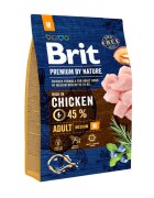 Brit Premium By Nature Adult Medium Breed M Pui hrană uscată câini 3kg
