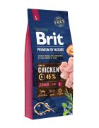 Brit Premium By Nature Junior Large Breed L Pui hrană uscată câini junior 15kg