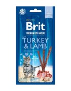 Brit Premium By Nature recompense fără cereale pisici batoane Curcan și Miel 3buc