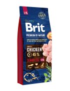 Brit Premium By Nature Senior Large Breed L-XL Pui hrană uscată câini senior 15kg