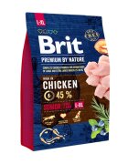 Brit Premium By Nature Senior Large Breed L-XL Pui hrană uscată câini senior 3kg