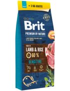 Brit Premium By Nature Sensitive Miel hrană uscată câini sensibilitați digestive 15kg + 3kg GRATUIT