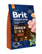 Brit Premium By Nature Sport Pui hrană uscată câini activitate intensă 3kg