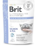 Brit Veterinary Diets BRIT VD Calm & Stress Relief Somon dietă veterinară hrană uscată fără cereale pisici sistem nervos & calmante 400g