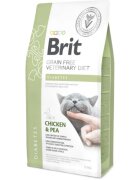 Brit Veterinary Diets BRIT VD Diabetes Pui dietă veterinară hrană uscată fără cereale pisici diabet 5kg