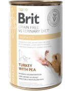Brit Veterinary Diets BRIT VD Hepatic XS-XL Curcan dietă veterinară conservă hrană umedă fără cereale câini sistem hepatic (în aspic) 400g