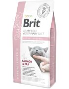 Brit Veterinary Diets BRIT VD Hypoallergenic Somon dietă veterinară hrană uscată fără cereale pisici alergii 5kg