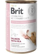 Brit Veterinary Diets BRIT VD Hypoallergenic XS-XL Somon dietă veterinară conservă hrană umedă fără cereale câini alergii (în aspic) 400g