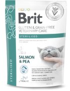 Brit Veterinary Diets BRIT VD Sterilised Somon dietă veterinară hrană uscată fără cereale pisici sterilizate 400g